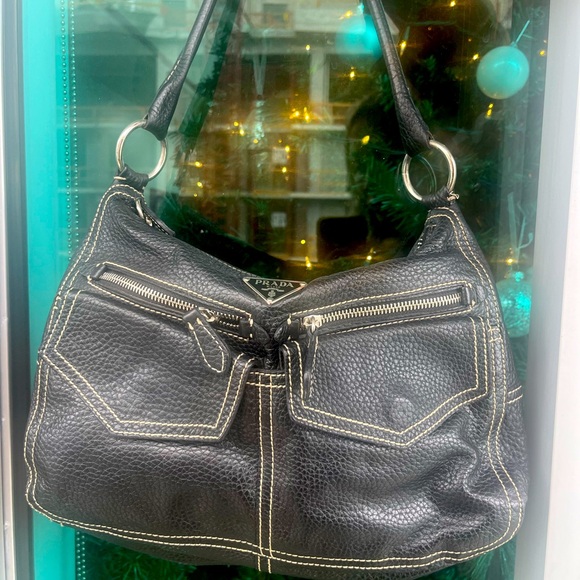 Prada Black Leather Handbag - Picture 15 of 16